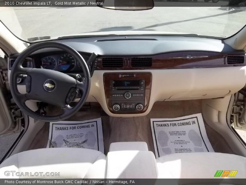 Gold Mist Metallic / Neutral 2010 Chevrolet Impala LT