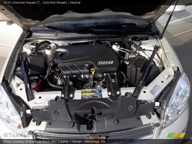 Gold Mist Metallic / Neutral 2010 Chevrolet Impala LT