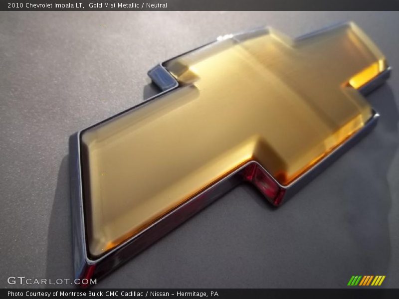 Gold Mist Metallic / Neutral 2010 Chevrolet Impala LT