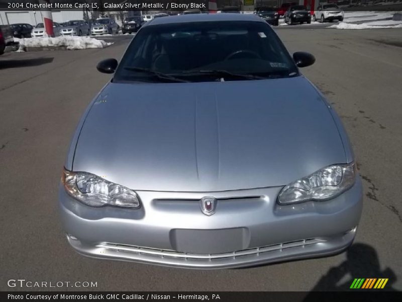 Galaxy Silver Metallic / Ebony Black 2004 Chevrolet Monte Carlo LS