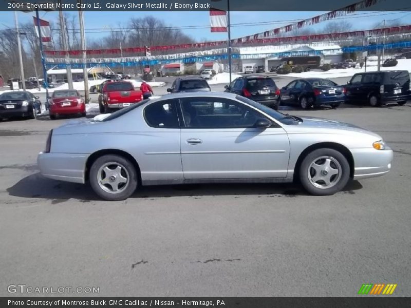 Galaxy Silver Metallic / Ebony Black 2004 Chevrolet Monte Carlo LS