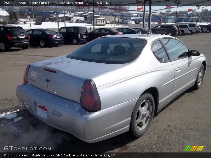 Galaxy Silver Metallic / Ebony Black 2004 Chevrolet Monte Carlo LS