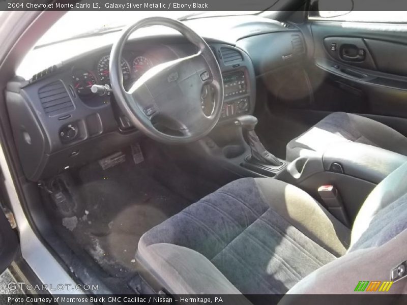 Galaxy Silver Metallic / Ebony Black 2004 Chevrolet Monte Carlo LS