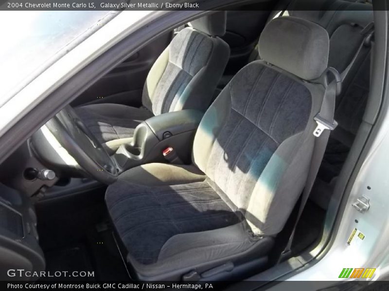 Galaxy Silver Metallic / Ebony Black 2004 Chevrolet Monte Carlo LS