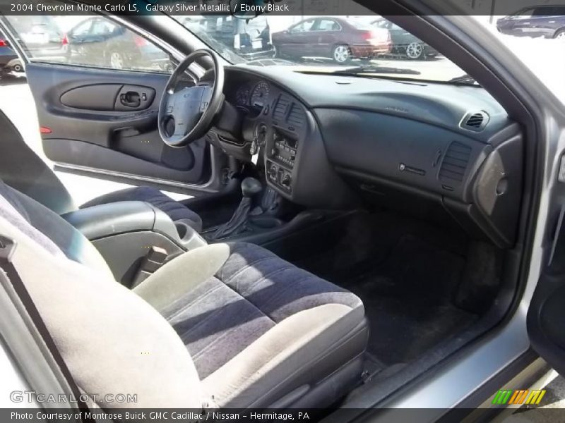 Galaxy Silver Metallic / Ebony Black 2004 Chevrolet Monte Carlo LS