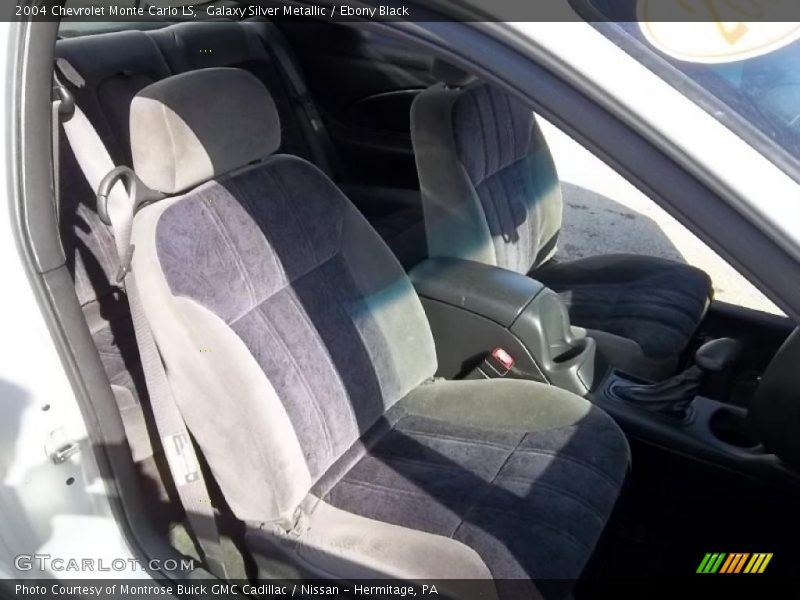 Galaxy Silver Metallic / Ebony Black 2004 Chevrolet Monte Carlo LS