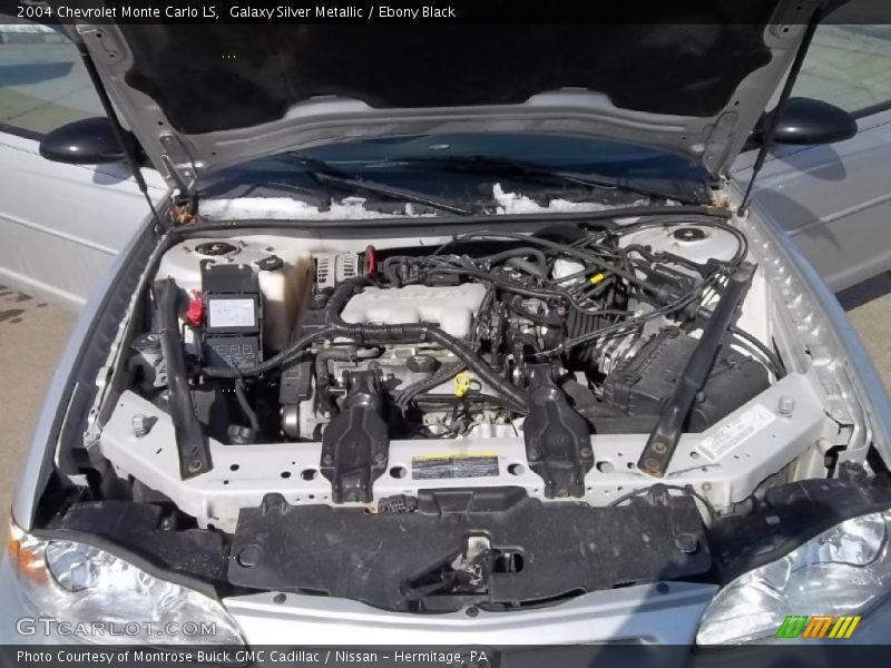 Galaxy Silver Metallic / Ebony Black 2004 Chevrolet Monte Carlo LS