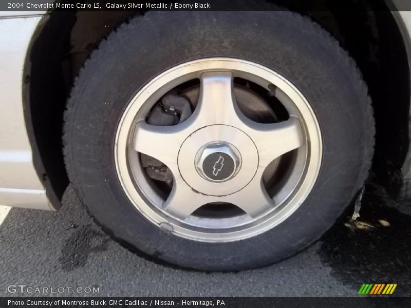 Galaxy Silver Metallic / Ebony Black 2004 Chevrolet Monte Carlo LS