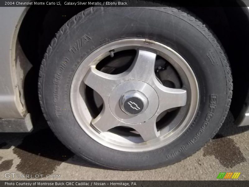 Galaxy Silver Metallic / Ebony Black 2004 Chevrolet Monte Carlo LS