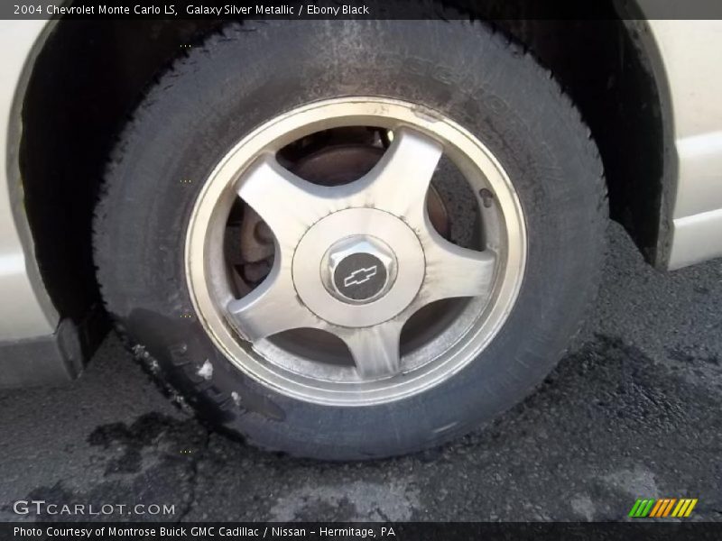 Galaxy Silver Metallic / Ebony Black 2004 Chevrolet Monte Carlo LS