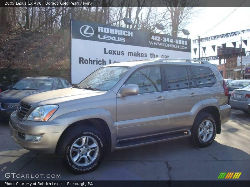 Dorado Gold Pearl / Ivory 2005 Lexus GX 470