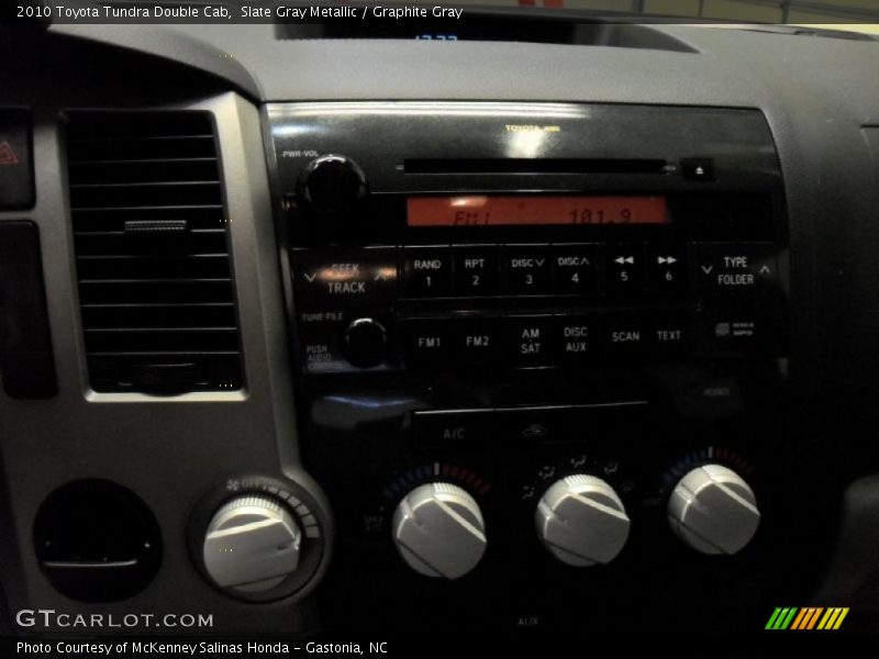 Slate Gray Metallic / Graphite Gray 2010 Toyota Tundra Double Cab