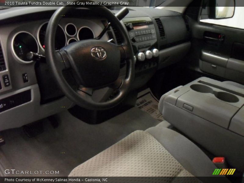 Slate Gray Metallic / Graphite Gray 2010 Toyota Tundra Double Cab