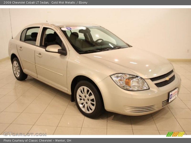 Gold Mist Metallic / Ebony 2009 Chevrolet Cobalt LT Sedan