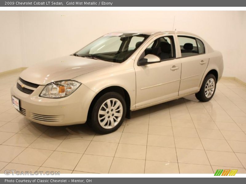 Gold Mist Metallic / Ebony 2009 Chevrolet Cobalt LT Sedan