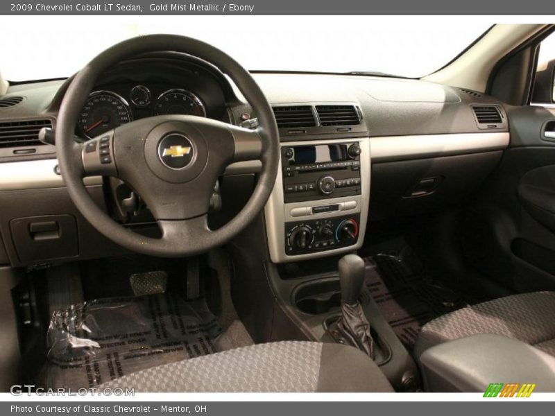 Gold Mist Metallic / Ebony 2009 Chevrolet Cobalt LT Sedan