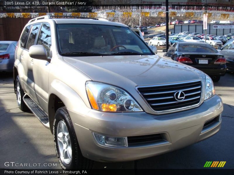 Dorado Gold Pearl / Ivory 2005 Lexus GX 470