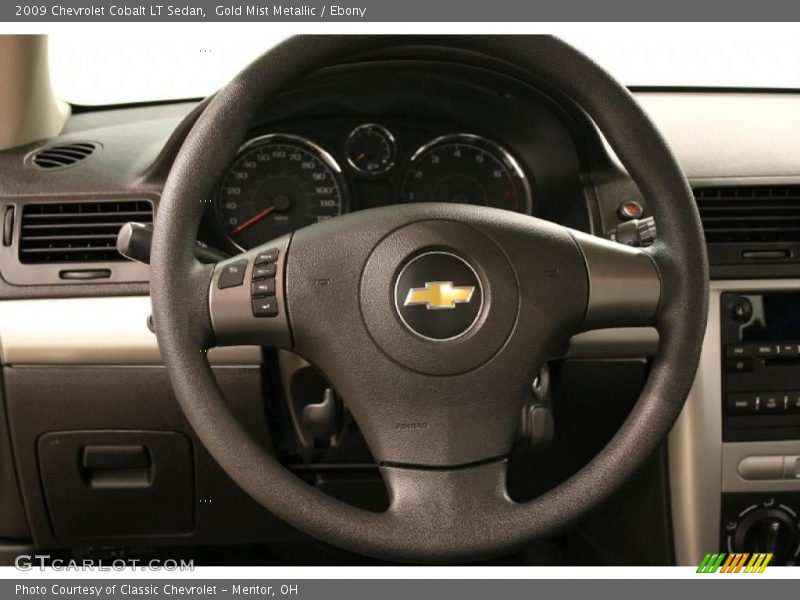 Gold Mist Metallic / Ebony 2009 Chevrolet Cobalt LT Sedan