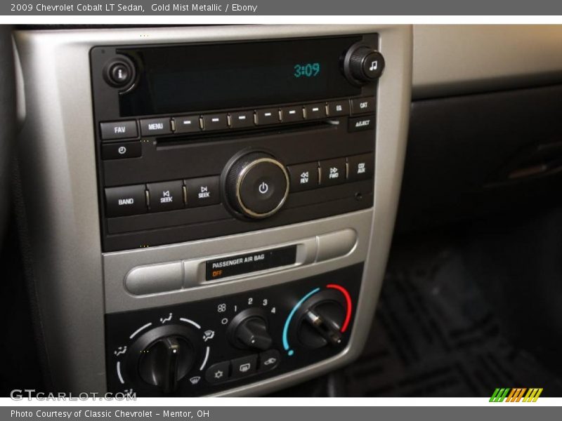 Gold Mist Metallic / Ebony 2009 Chevrolet Cobalt LT Sedan
