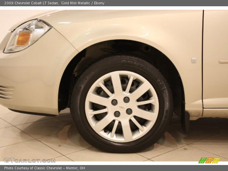 Gold Mist Metallic / Ebony 2009 Chevrolet Cobalt LT Sedan