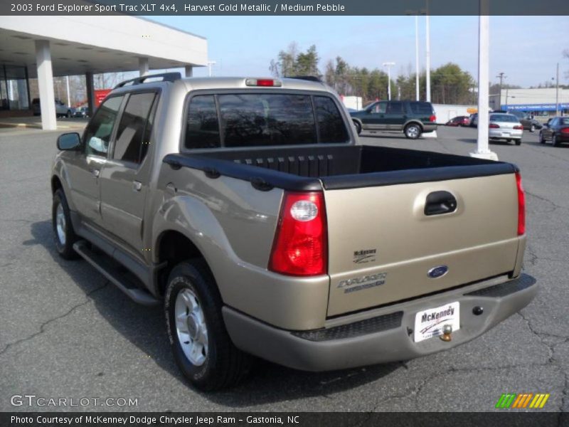 Harvest Gold Metallic / Medium Pebble 2003 Ford Explorer Sport Trac XLT 4x4