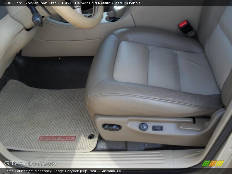 Harvest Gold Metallic / Medium Pebble 2003 Ford Explorer Sport Trac XLT 4x4