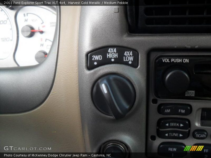 Harvest Gold Metallic / Medium Pebble 2003 Ford Explorer Sport Trac XLT 4x4