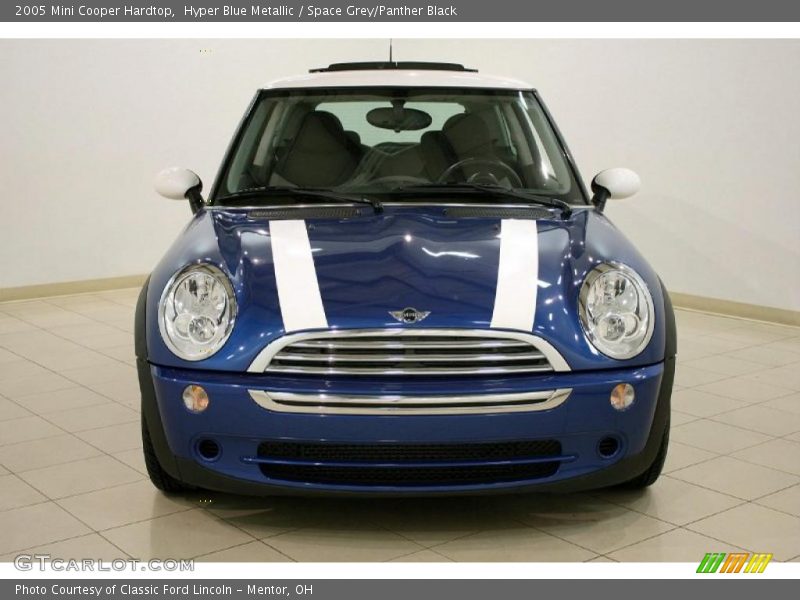 Hyper Blue Metallic / Space Grey/Panther Black 2005 Mini Cooper Hardtop