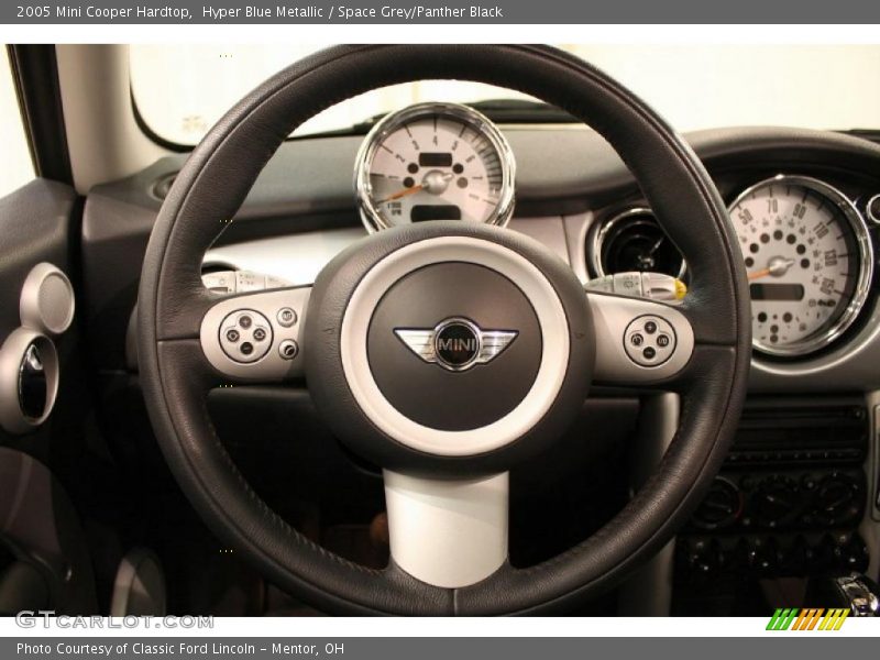Hyper Blue Metallic / Space Grey/Panther Black 2005 Mini Cooper Hardtop