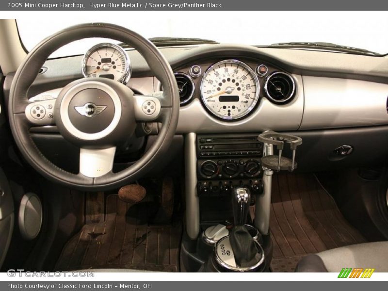 Hyper Blue Metallic / Space Grey/Panther Black 2005 Mini Cooper Hardtop