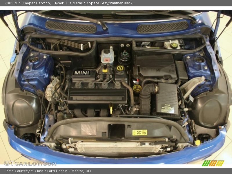Hyper Blue Metallic / Space Grey/Panther Black 2005 Mini Cooper Hardtop