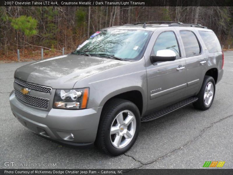 Graystone Metallic / Dark Titanium/Light Titanium 2007 Chevrolet Tahoe LTZ 4x4