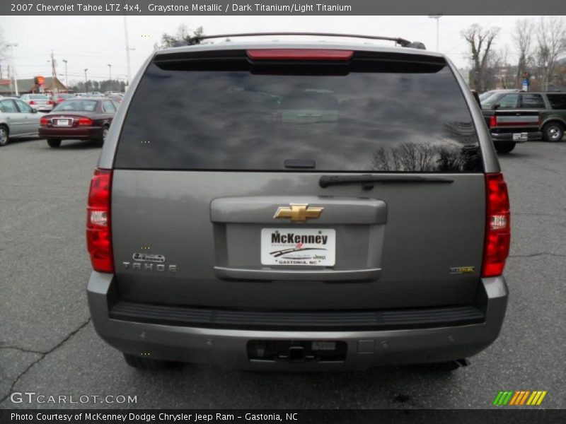 Graystone Metallic / Dark Titanium/Light Titanium 2007 Chevrolet Tahoe LTZ 4x4