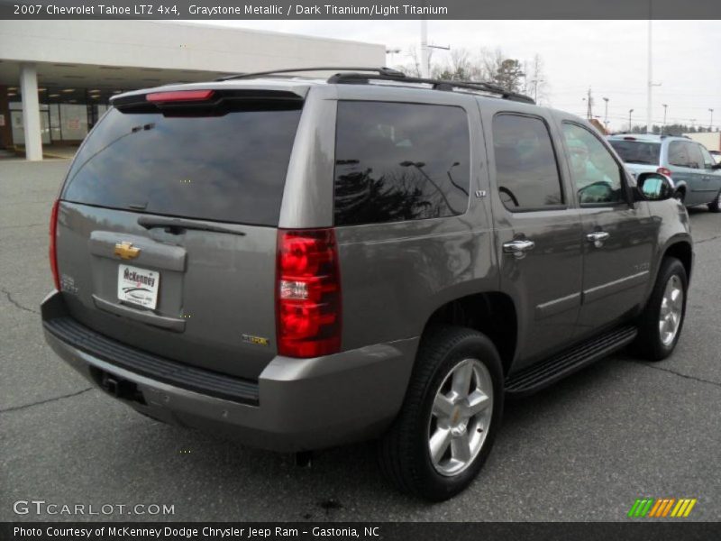 Graystone Metallic / Dark Titanium/Light Titanium 2007 Chevrolet Tahoe LTZ 4x4