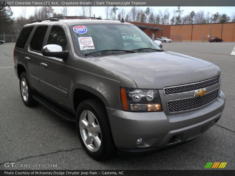 Graystone Metallic / Dark Titanium/Light Titanium 2007 Chevrolet Tahoe LTZ 4x4