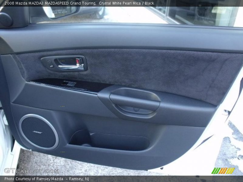 Crystal White Pearl Mica / Black 2008 Mazda MAZDA3 MAZDASPEED Grand Touring