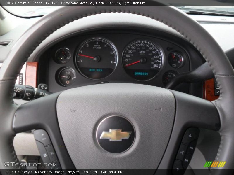 Graystone Metallic / Dark Titanium/Light Titanium 2007 Chevrolet Tahoe LTZ 4x4