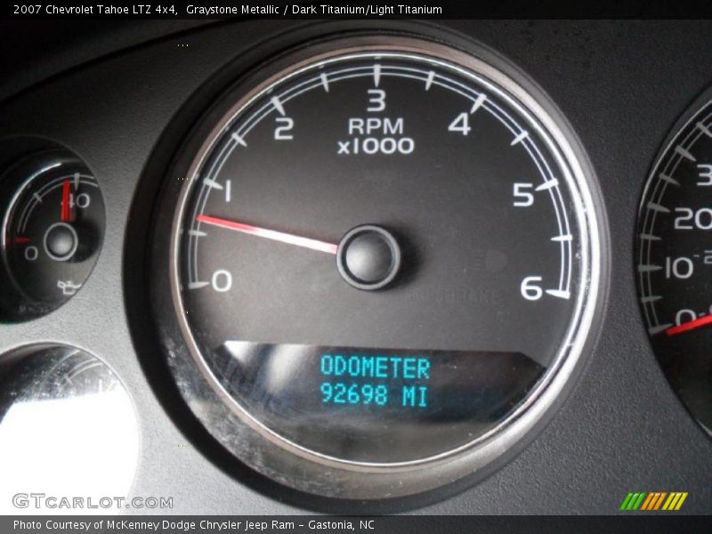 Graystone Metallic / Dark Titanium/Light Titanium 2007 Chevrolet Tahoe LTZ 4x4