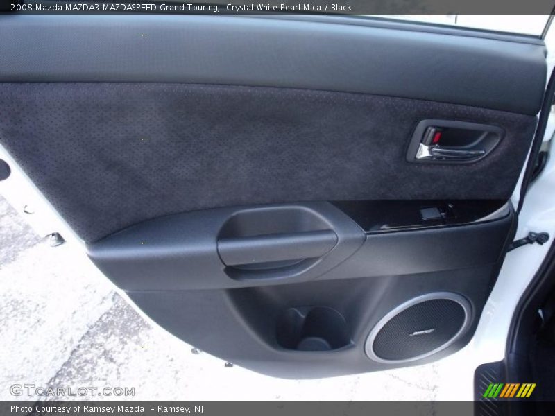 Crystal White Pearl Mica / Black 2008 Mazda MAZDA3 MAZDASPEED Grand Touring