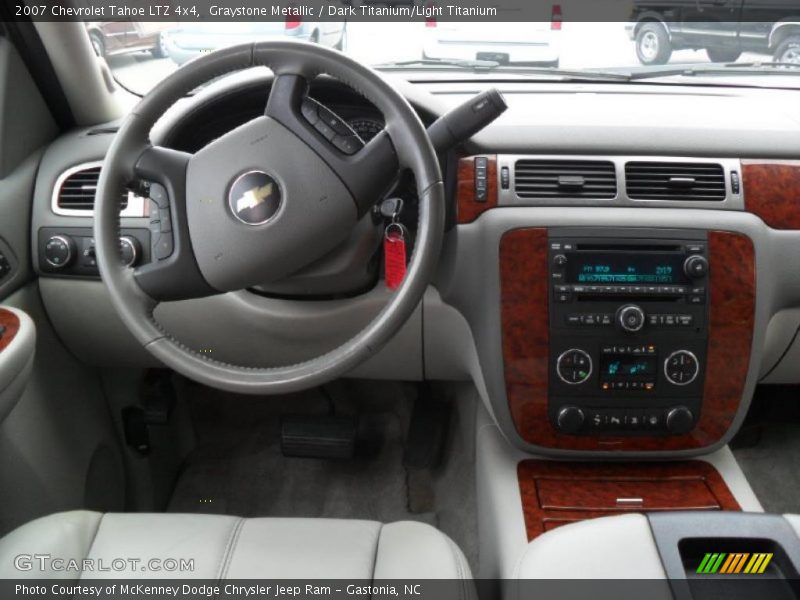 Graystone Metallic / Dark Titanium/Light Titanium 2007 Chevrolet Tahoe LTZ 4x4