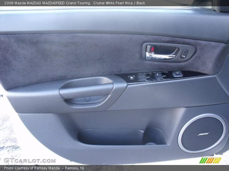 Crystal White Pearl Mica / Black 2008 Mazda MAZDA3 MAZDASPEED Grand Touring