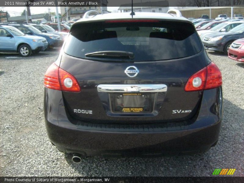Black Amethyst / Black 2011 Nissan Rogue SV AWD