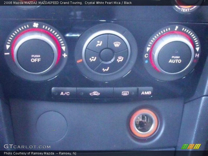 Crystal White Pearl Mica / Black 2008 Mazda MAZDA3 MAZDASPEED Grand Touring