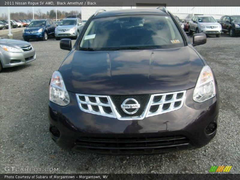 Black Amethyst / Black 2011 Nissan Rogue SV AWD