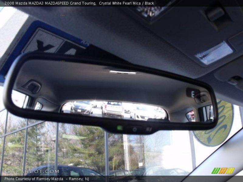 Crystal White Pearl Mica / Black 2008 Mazda MAZDA3 MAZDASPEED Grand Touring