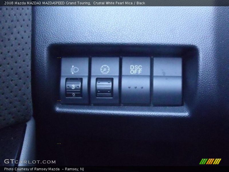 Crystal White Pearl Mica / Black 2008 Mazda MAZDA3 MAZDASPEED Grand Touring