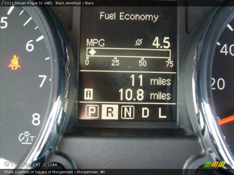 Black Amethyst / Black 2011 Nissan Rogue SV AWD