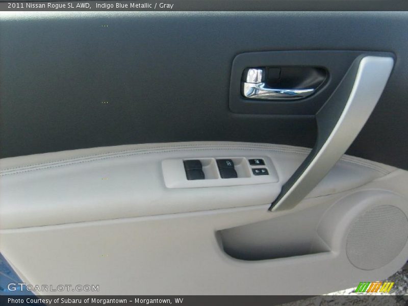 Indigo Blue Metallic / Gray 2011 Nissan Rogue SL AWD