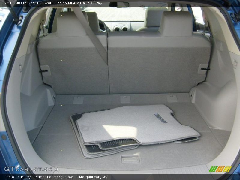 Indigo Blue Metallic / Gray 2011 Nissan Rogue SL AWD