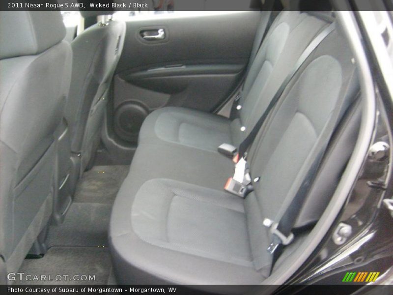 Wicked Black / Black 2011 Nissan Rogue S AWD